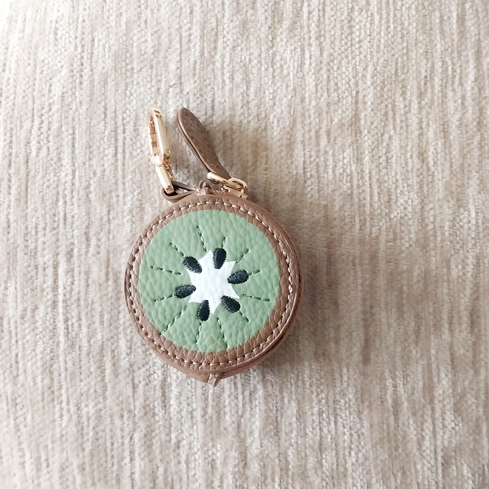 KIWI Bag Charm Coin Purse Keychain